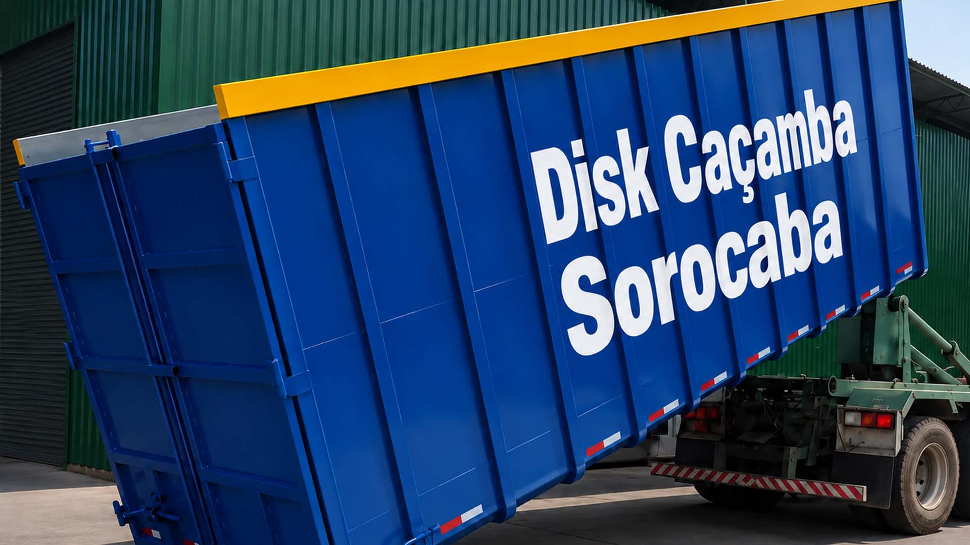 Container de entulho para obras, condomínios e empresas em Sorocaba